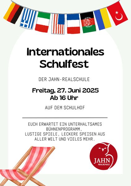 Internationales Schulfest – Gestalte mit!